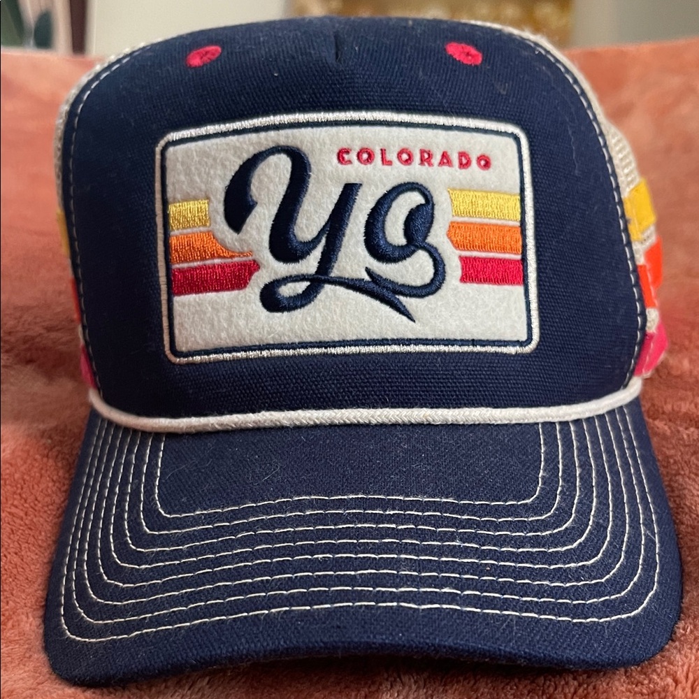 Navy Colorado YO Trucker Hat
